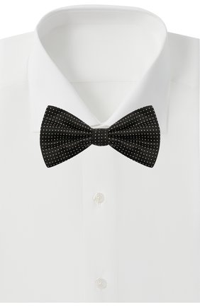 Мужской шелковый галстук-бабочка CANALI черного цвета, арт. 02/HJ03244 | Фото 2 (Материал: Текстиль, Шелк)