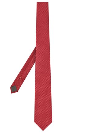 Мужской шелковый галстук CANALI красного цвета, арт. 24/HJ03122 | Фото 2 (Материал: Шелк, Текстиль; Принт: С принтом)