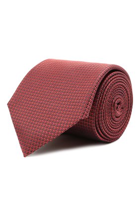 Мужской шелковый галстук CANALI красного цвета по цене 13000 руб., арт. 24/HJ03125 | Фото 1 Мужской шелковый галстук CANALI красного цвета, арт. 24/HJ03125 | Фото 1
