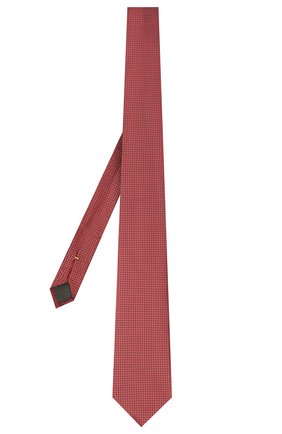 Мужской шелковый галстук CANALI красного цвета по цене 13000 руб., арт. 24/HJ03125 | Фото 2 Мужской шелковый галстук CANALI красного цвета, арт. 24/HJ03125 | Фото 2