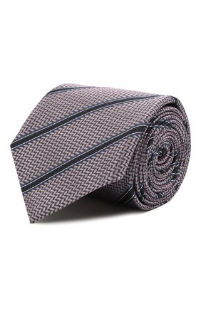 Мужской шелковый галстук CANALI сиреневого цвета по цене 13000 руб., арт. 24/HJ03165 | Фото 1 Мужской шелковый галстук CANALI сиреневого цвета, арт. 24/HJ03165 | Фото 1