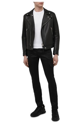 Мужская хлопковая футболка DOLCE & GABBANA белого цвета по цене 31200 руб., арт. G8ML4T/FU7EQ | Фото 2 Мужская хлопковая футболка DOLCE & GABBANA белого цвета, арт. G8ML4T/FU7EQ | Фото 2