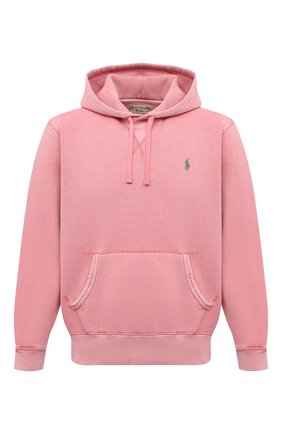 Мужской хлопковое худи POLO RALPH LAUREN розового цвета по цене 15150 руб., арт. 710793020 | Фото 1 Мужской хлопковое худи POLO RALPH LAUREN розового цвета, арт. 710793020 | Фото 1