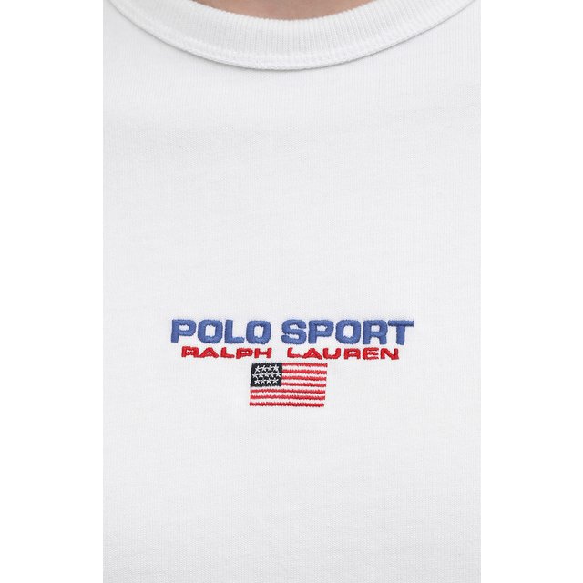 фото Хлопковая футболка polo ralph lauren