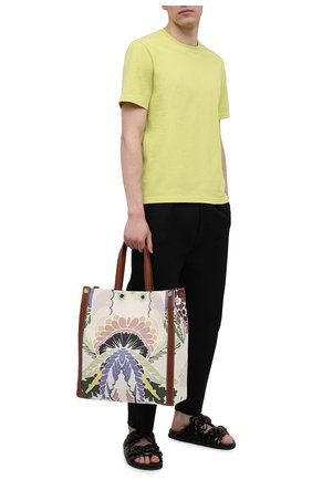 Мужская текстильная сумка-шопер VALENTINO разноцветного цвета, арт. VY2B0A65/EFF | Фото 2 (Материал: Текстиль; Размер: large; Региональные ограничения белый список (Axapta Mercury): RU)