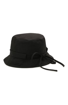 Мужская хлопковая панама le bob gadjo JACQUEMUS черного цвета по цене 8995 руб., арт. 215AC03/504990 | Фото 2 Мужская хлопковая панама le bob gadjo JACQUEMUS черного цвета, арт. 215AC03/504990 | Фото 2