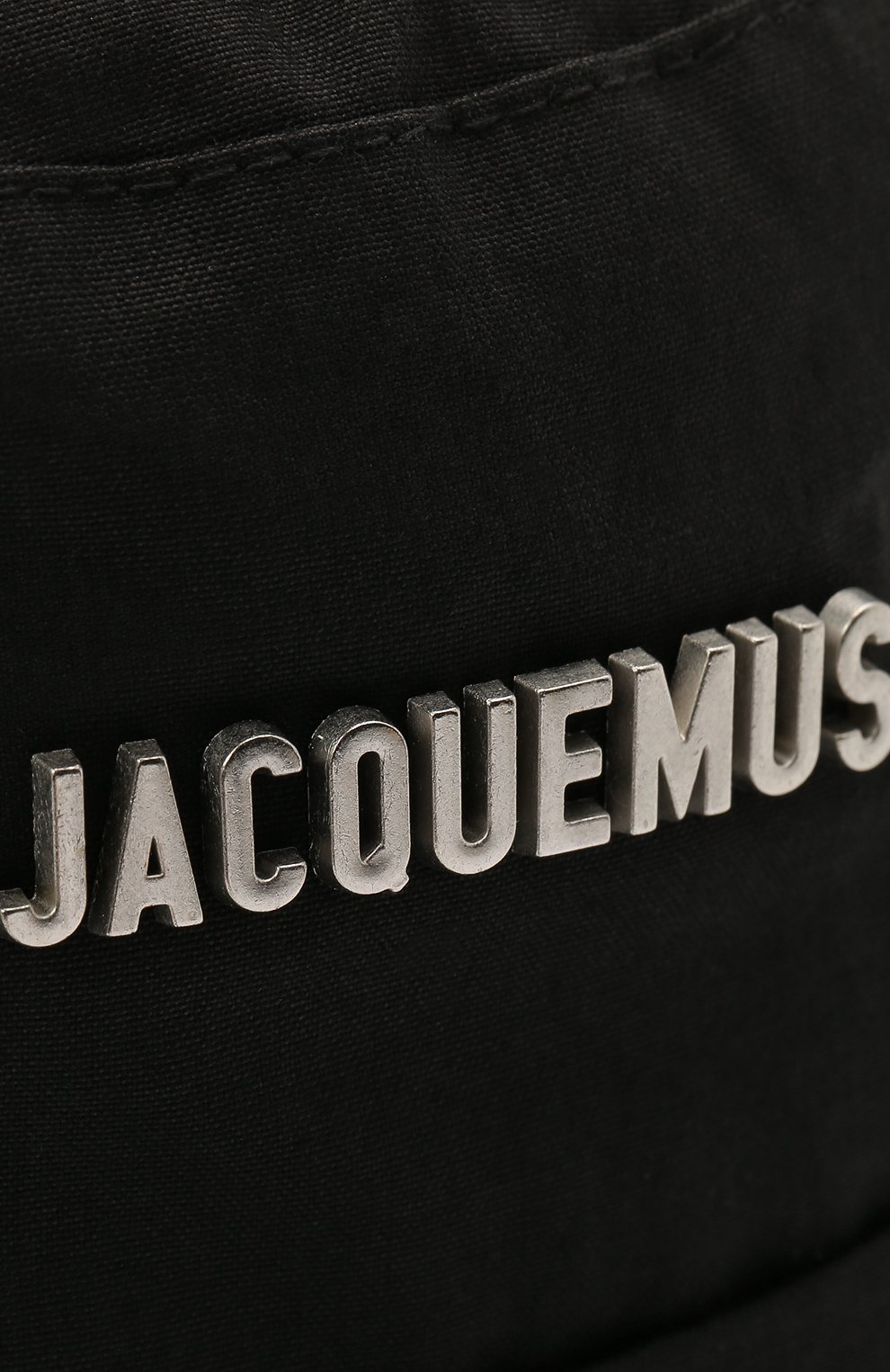 Мужская хлопковая панама le bob gadjo JACQUEMUS черного цвета по цене 8995 руб., арт. 215AC03/504990 | Фото 3 Мужская хлопковая панама le bob gadjo JACQUEMUS черного цвета, арт. 215AC03/504990 | Фото 3