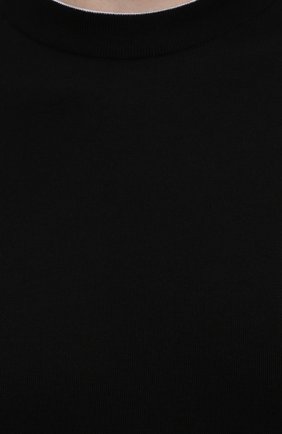 Мужской хлопковый джемпер SVEVO черного цвета, арт. 4650/3SE21/MP46 | Фото 5 (Мужское Кросс-КТ: Джемперы; Принт: Без принта; Рукава: Короткие; Длина (для топов): Стандартные; Материал внешний: Хлопок; Вырез: Круглый; Стили: Кэжуэл)