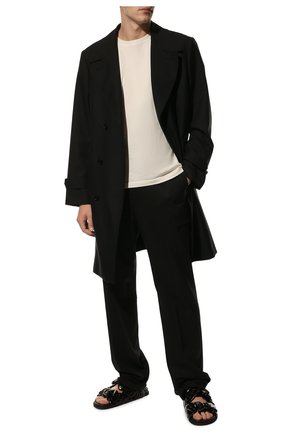 Мужские кожаные шлепанцы atelier VALENTINO черного цвета по цене 74000 руб., арт. VY2S0E30/YFS | Фото 2 Мужские кожаные шлепанцы atelier VALENTINO черного цвета, арт. VY2S0E30/YFS | Фото 2 (Материал внутренний: Натуральная кожа; Материал внешний: Кожа)