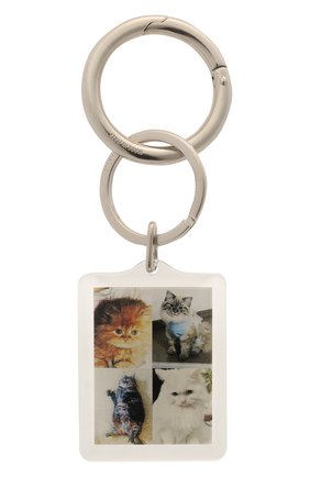 Женский брелок для ключей pets BALENCIAGA серебряного цвета по цене 34900 руб., арт. 644167/TZ36S | Фото 1 Женский брелок для ключей pets BALENCIAGA серебряного цвета, арт. 644167/TZ36S | Фото 1