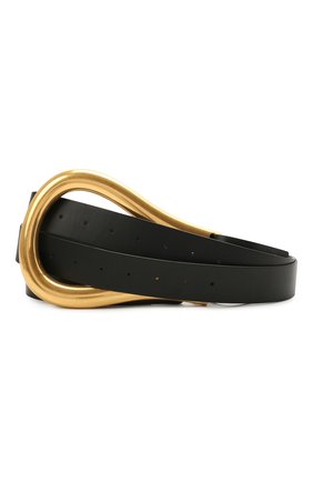 Женский кожаный ремень BOTTEGA VENETA черного цвета по цене 87000 руб., арт. 577041/VMAU1 | Фото 1 Женский кожаный ремень BOTTEGA VENETA черного цвета, арт. 577041/VMAU1 | Фото 1 (Материал: Кожа)
