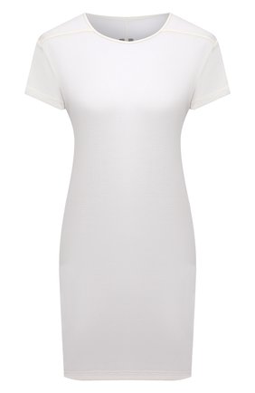 Женская футболка из вискозы RICK OWENS белого цвета по цене 28500 руб., арт. RP21S3203/JS | Фото 1 Женская футболка из вискозы RICK OWENS белого цвета, арт. RP21S3203/JS | Фото 1