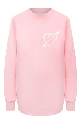 Женский хлопковый свитшот PALM ANGELS розового цвета по цене 25500 руб., арт. PWAB012S21JER0023401 | Фото 1 Женский хлопковый свитшот PALM ANGELS розового цвета, арт. PWAB012S21JER0023401 | Фото 1