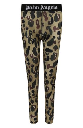 Женские леггинсы PALM ANGELS зеленого цвета по цене 25950 руб., арт. PWCD006S21FAB0015601 | Фото 1 Женские леггинсы PALM ANGELS зеленого цвета, арт. PWCD006S21FAB0015601 | Фото 1