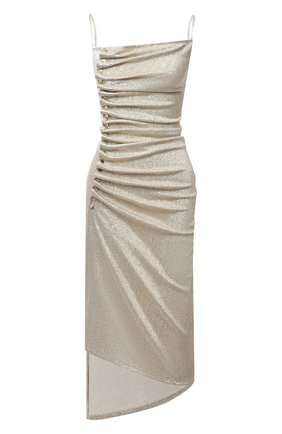 Женское платье из вискозы PACO RABANNE золотого цвета по цене 49900 руб., арт. 21PJR0308VI0261 | Фото 1 Женское платье из вискозы PACO RABANNE золотого цвета, арт. 21PJR0308VI0261 | Фото 1