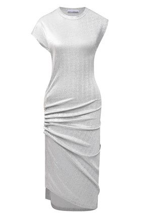 Женское платье из вискозы PACO RABANNE серебряного цвета по цене 51900 руб., арт. 20PJR0007VI0222 | Фото 1 Женское платье из вискозы PACO RABANNE серебряного цвета, арт. 20PJR0007VI0222 | Фото 1