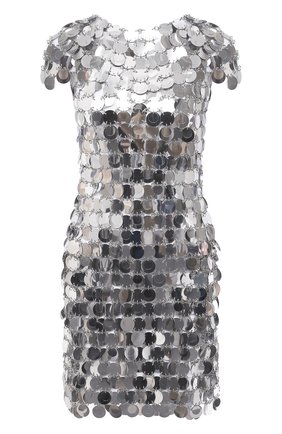 Женское платье PACO RABANNE серебряного цвета по цене 263500 руб., арт. 19EIR0014PS0133 | Фото 1 Женское платье PACO RABANNE серебряного цвета, арт. 19EIR0014PS0133 | Фото 1