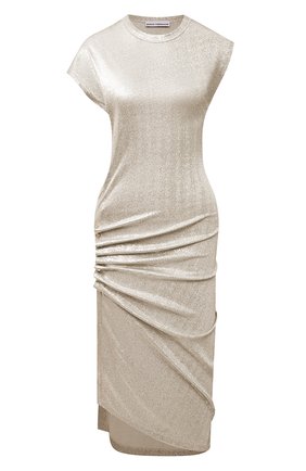 Женское платье из вискозы PACO RABANNE золотого цвета по цене 51900 руб., арт. 19AJR0007VI0003 | Фото 1 Женское платье из вискозы PACO RABANNE золотого цвета, арт. 19AJR0007VI0003 | Фото 1