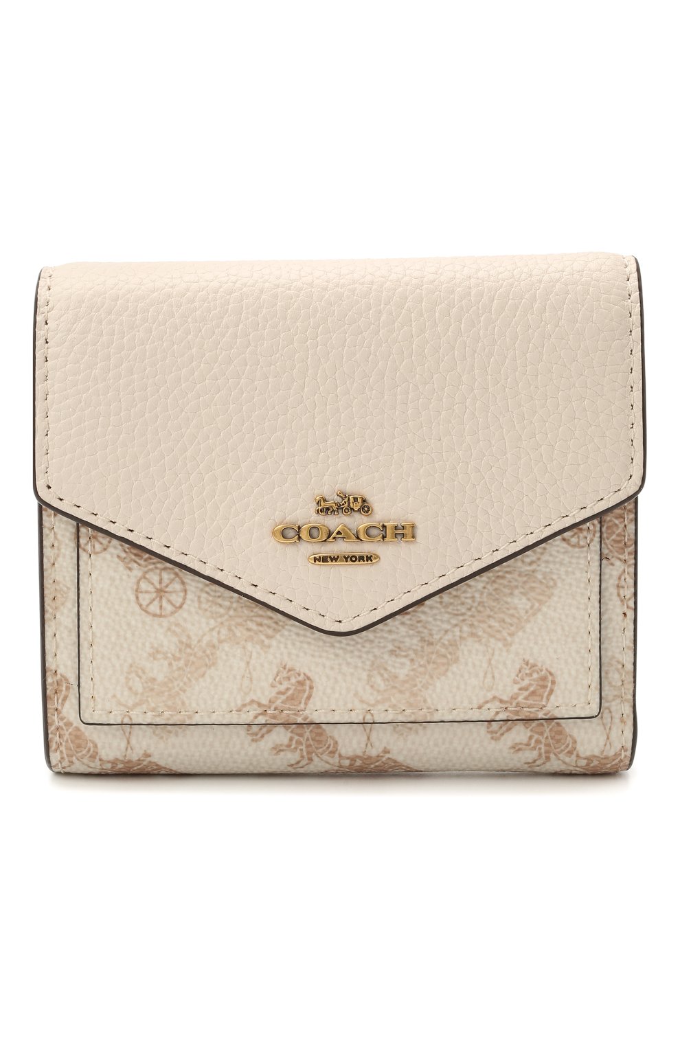 Женские портмоне COACH светло-бежевого цвета, арт. C0047 | Фото 1