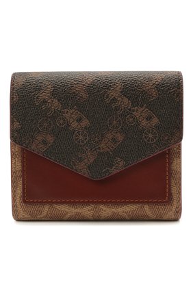 Женские портмоне COACH коричневого цвета по цене 8995 руб., арт. C1375 | Фото 1 Женские портмоне COACH коричневого цвета, арт. C1375 | Фото 1