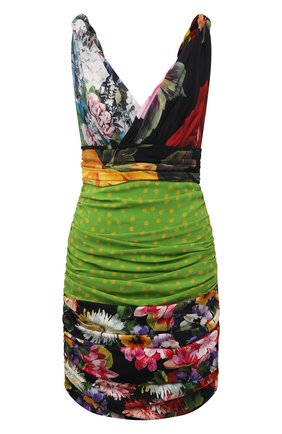 Женское шелковое платье DOLCE & GABBANA разноцветного цвета по цене 195000 руб., арт. F6M0RT/GDZ35 | Фото 1 Женское шелковое платье DOLCE & GABBANA разноцветного цвета, арт. F6M0RT/GDZ35 | Фото 1