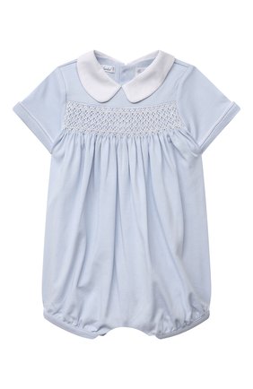 Детское хлопковый комбинезон POLO RALPH LAUREN голубого цвета по цене 8370 руб., арт. 320835415 | Фото 1 Детское хлопковый комбинезон POLO RALPH LAUREN голубого цвета, арт. 320835415 | Фото 1