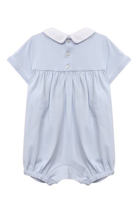 Детское хлопковый комбинезон POLO RALPH LAUREN голубого цвета по цене 8370 руб., арт. 320835415 | Фото 2 Детское хлопковый комбинезон POLO RALPH LAUREN голубого цвета, арт. 320835415 | Фото 2