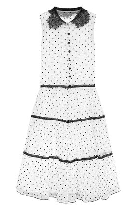 Детское платье DESIGNERS CAT белого цвета по цене 34200 руб., арт. 100000K01000688/4A-8A | Фото 1 Детское платье DESIGNERS CAT белого цвета, арт. 100000K01000688/4A-8A | Фото 1