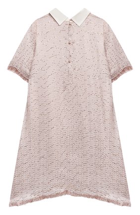 Детское платье DESIGNERS CAT розового цвета по цене 31800 руб., арт. 100000K01000710/14A | Фото 2 Детское платье DESIGNERS CAT розового цвета, арт. 100000K01000710/14A | Фото 2 (Материал подклада: Хлопок; Материал внешний: Синтетический материал, Вискоза; Рукава: Короткие; Девочки Кросс-КТ: Платье-одежда; Случай: Вечерний; Ростовка одежда: 16 лет | 164 см)
