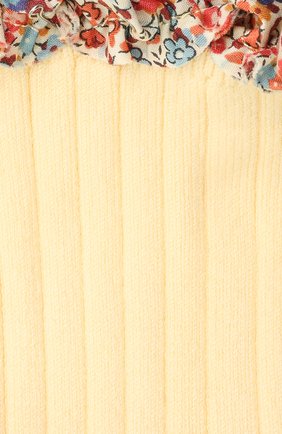 Детские хлопковые носки COLLEGIEN желтого цвета, арт. 3458/36-44 | Фото 2 (Материал: Хлопок, Текстиль; Региональные ограничения белый список (Axapta Mercury): RU; Кросс-КТ: Носки)