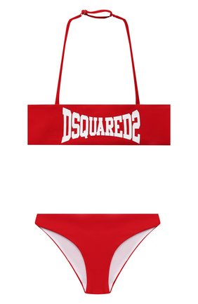 Детского раздельный купальник DSQUARED2 красного цвета по цене 6540 руб., арт. DQ0274-D000V | Фото 1 Детского раздельный купальник DSQUARED2 красного цвета, арт. DQ0274-D000V | Фото 1 (Девочки Кросс-КТ: Купальники-пляж; Материал внешний: Синтетический материал; Материал подклада: Синтетический материал; Ростовка одежда: 10 - 11 лет | 140 - 146см, 12 лет | 152 см, 13 - 15 лет | 158 см, 16 лет | 164 см, 6 лет | 116 см, 8 лет | 128 см)