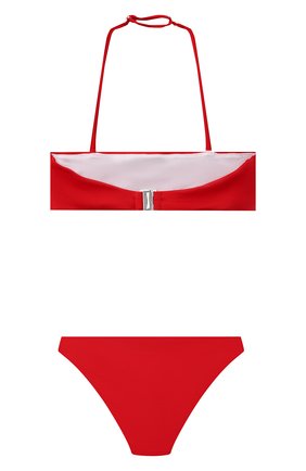 Детского раздельный купальник DSQUARED2 красного цвета по цене 6540 руб., арт. DQ0274-D000V | Фото 2 Детского раздельный купальник DSQUARED2 красного цвета, арт. DQ0274-D000V | Фото 2 (Девочки Кросс-КТ: Купальники-пляж; Материал внешний: Синтетический материал; Материал подклада: Синтетический материал; Ростовка одежда: 10 - 11 лет | 140 - 146см, 12 лет | 152 см, 13 - 15 лет | 158 см, 16 лет | 164 см, 6 лет | 116 см, 8 лет | 128 см)