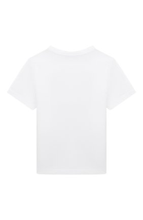 Детская хлопковая футболка DSQUARED2 белого цвета по цене 7995 руб., арт. DQ0243-D002F | Фото 2 Детская хлопковая футболка DSQUARED2 белого цвета, арт. DQ0243-D002F | Фото 2