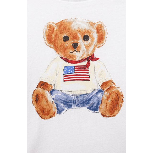 фото Хлопковая футболка polo ralph lauren