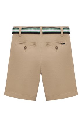Детские хлопковые шорты POLO RALPH LAUREN бежевого цвета по цене 5550 руб., арт. 320832061 | Фото 2 Детские хлопковые шорты POLO RALPH LAUREN бежевого цвета, арт. 320832061 | Фото 2
