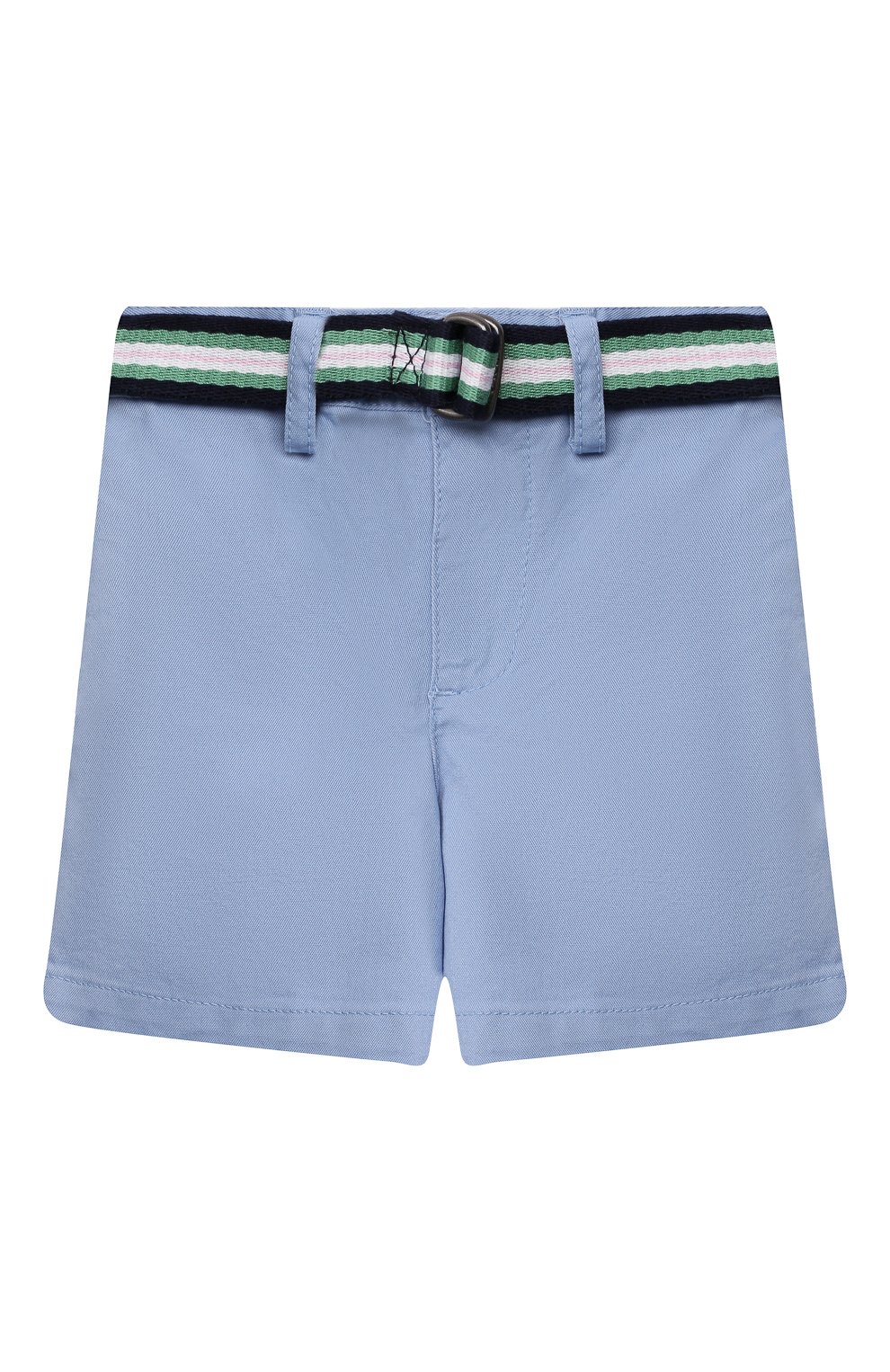 Детские хлопковые шорты POLO RALPH LAUREN голубого цвета, арт. 320832061 | Фото 1 (Случай: Повседневный; Региональные ограничения белый список (Axapta Mercury): RU; Материал внешний: Хлопок; Ростовка одежда: 9 мес | 74 см, 12 мес | 80 см)