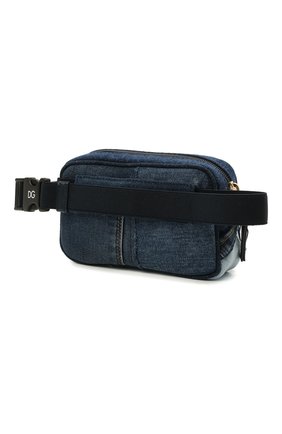Детская поясная сумка DOLCE & GABBANA голубого цвета по цене 24850 руб., арт. EB0202/A4801 | Фото 2 Детская поясная сумка DOLCE & GABBANA голубого цвета, арт. EB0202/A4801 | Фото 2
