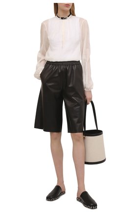 Женские кожаные сабо PROENZA SCHOULER черного цвета по цене 33100 руб., арт. PS36040A/13040 | Фото 2 Женские кожаные сабо PROENZA SCHOULER черного цвета, арт. PS36040A/13040 | Фото 2