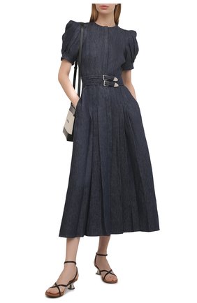 Женские кожаные босоножки PROENZA SCHOULER черного цвета по цене 57100 руб., арт. PS36121A/13112 | Фото 2 Женские кожаные босоножки PROENZA SCHOULER черного цвета, арт. PS36121A/13112 | Фото 2