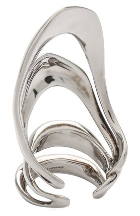 Женское кольцо ALEXANDER MCQUEEN серебряного цвета по цене 37200 руб., арт. 659634/J160Y | Фото 2 Женское кольцо ALEXANDER MCQUEEN серебряного цвета, арт. 659634/J160Y | Фото 2 (Материал: Металл)