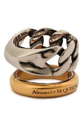 Женское кольцо ALEXANDER MCQUEEN серебряного цвета по цене 29950 руб., арт. 659641/J160Z | Фото 1 Женское кольцо ALEXANDER MCQUEEN серебряного цвета, арт. 659641/J160Z | Фото 1