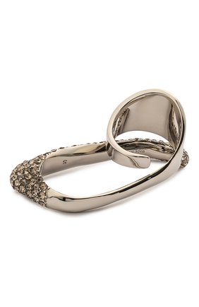 Женское кольцо ALEXANDER MCQUEEN серебряного цвета по цене 51700 руб., арт. 659640/J160Y | Фото 2 Женское кольцо ALEXANDER MCQUEEN серебряного цвета, арт. 659640/J160Y | Фото 2