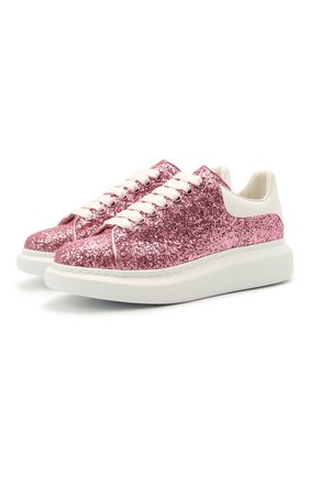 Женские комбинированные кеды ALEXANDER MCQUEEN розового цвета по цене 42250 руб., арт. 558944/W4PZ1 | Фото 1 Женские комбинированные кеды ALEXANDER MCQUEEN розового цвета, арт. 558944/W4PZ1 | Фото 1