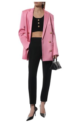 Женские брюки со штрипками WARDROBE.NYC черного цвета по цене 59750 руб., арт. W2015R05 | Фото 2 Женские брюки со штрипками WARDROBE.NYC черного цвета, арт. W2015R05 | Фото 2