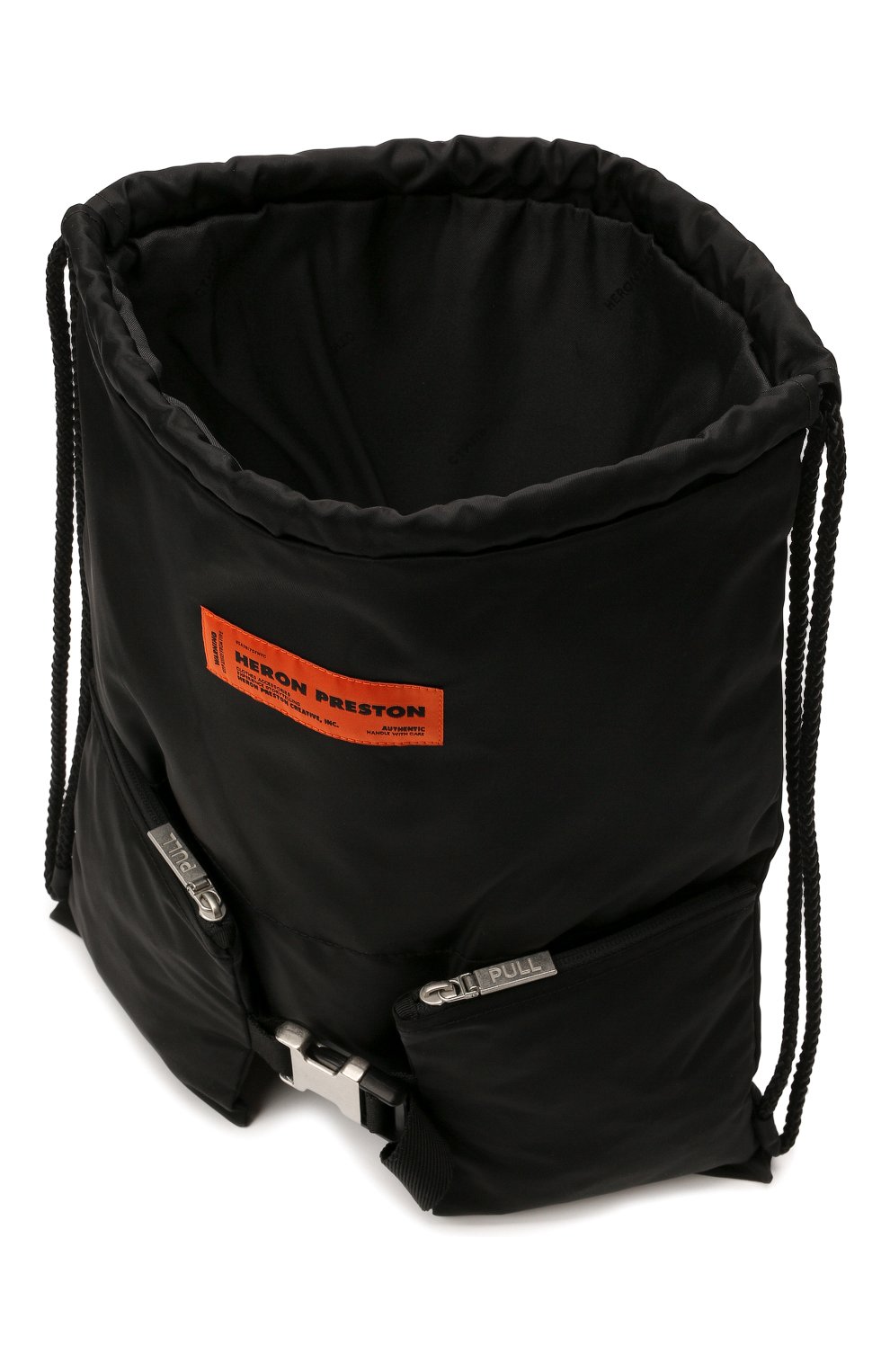 Женский рюкзак HERON PRESTON черного цвета, арт. HWNB007R21FAB0011000 | Фото 4 (Материал: Текстиль; Стили: Спорт; Размер: large)