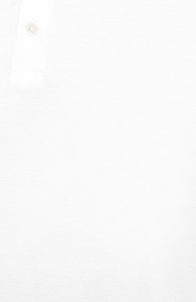 Мужское хлопковое поло JAMES PERSE белого цвета, арт. MELJ3293 | Фото 5 (Застежка: Пуговицы; Рукава: Короткие; Длина (для топов): Стандартные; Материал внешний: Хлопок; Стили: Кэжуэл)