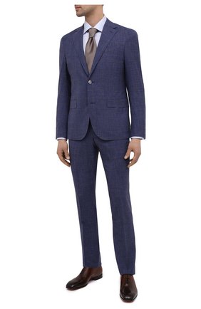 Мужские кожаные оксфорды SANTONI темно-коричневого цвета по цене 59500 руб., арт. MCLI17558JA2IHVYT50 | Фото 2 Мужские кожаные оксфорды SANTONI темно-коричневого цвета, арт. MCLI17558JA2IHVYT50 | Фото 2 (Стили: Классический; Материал внутренний: Натуральная кожа; Материал внешний: Кожа)