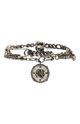 Мужской браслет ALEXANDER MCQUEEN серебряного цвета по цене 37200 руб., арт. 650911/I94VY | Фото 1 Мужской браслет ALEXANDER MCQUEEN серебряного цвета, арт. 650911/I94VY | Фото 1