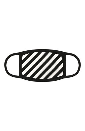 Мужская хлопковая маска для лица OFF-WHITE черно-белого цвета, арт. 0MRG001S21JER002 | Фото 1 (Мужское Кросс-КТ: Маска; Материал: Текстиль, Хлопок)