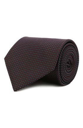 Мужской шелковый галстук BRIONI коричневого цвета, арт. 062I00/P0477 | Фото 1 (Материал: Текстиль, Шелк; Принт: С принтом; Региональные ограничения белый список (Axapta Mercury): RU)